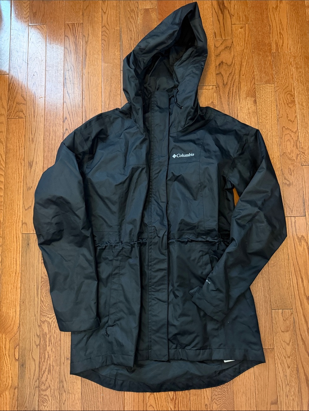 Columbia Black Waterproof Hooded Jacket